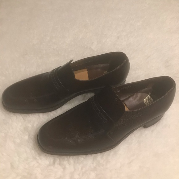 Florsheim Mens Brown  leather shoes size 91/2 main image 6